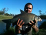 Loren Hernandez with a 10 lb smallmouth buffalo caught during session 2 of the WIld Carp Club of Houston, TX